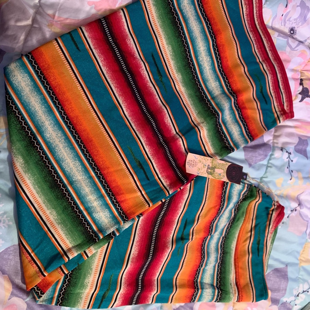 double d ranch pachamama serape pants